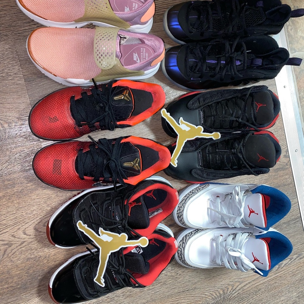 Nike, Jordan & Kobe bundle- sizes 2, 2.5, 5